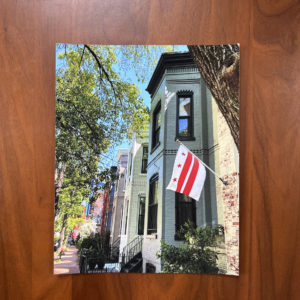 Row Houses & DC Flag – Print